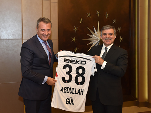 11. Cumhurbaşkanı Abdullah Gül , Beşiktaş Jimnastik Kulübü (BJK) Yönetim Kurulu’nu Kabul Etti